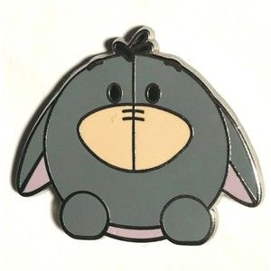Eeyore Round Pillow Character Disney Pin Winnie Pooh Friend Cutie Cute WDW 53392
